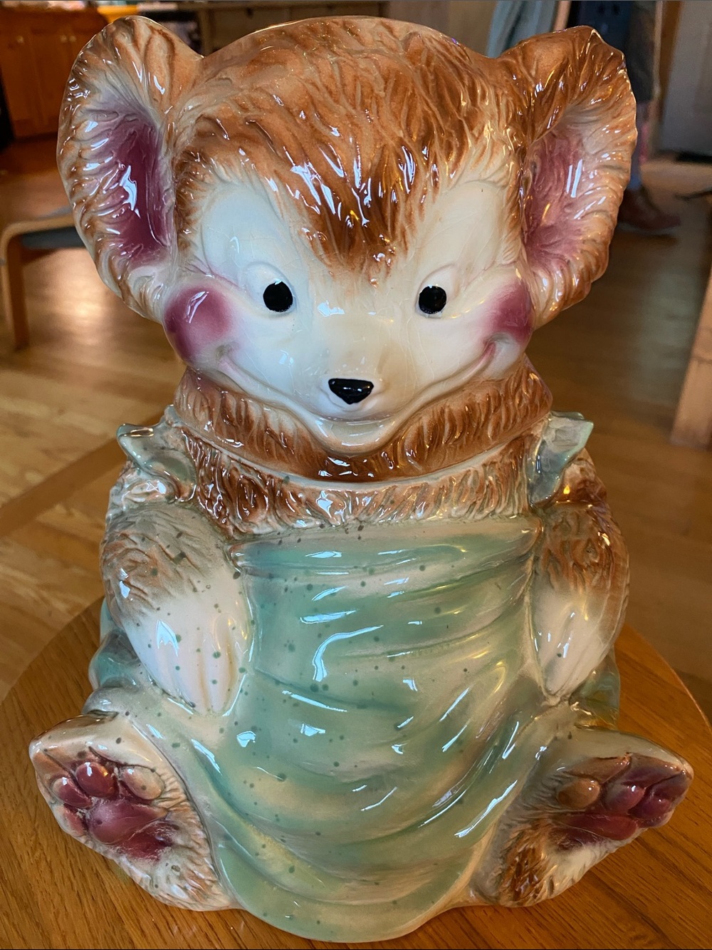 1950’s Vtg Brush McCoy Ceramic Bear Cookie/Biscuit Jar